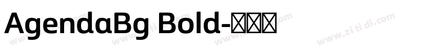 AgendaBg Bold字体转换 AgendaBg Bold字体转换